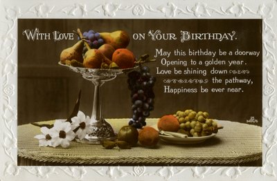 Biglietto di auguri, c1931 da Unbekannt