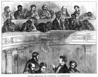 Senatori neri al Congresso - Washington, 1868 da Unbekannt