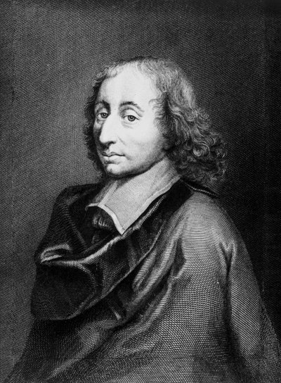 Blaise Pascal, matematico, fisico e filosofo francese, c 1650 da Unbekannt