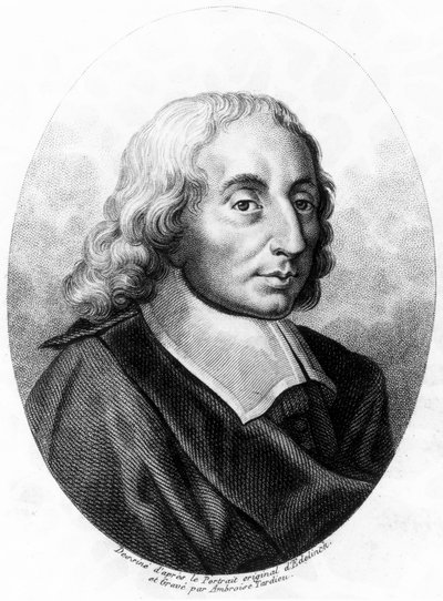 Blaise Pascal, matematico, fisico e filosofo francese, c 1660 da Unbekannt