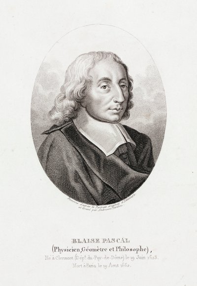 Blaise Pascal, matematico, fisico e teologo francese, c. 1660 da Unbekannt