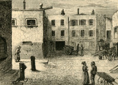Bleeding Heart Yard, c1872 da Unbekannt