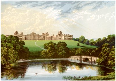 Palazzo di Blenheim, Oxfordshire, residenza del Duca di Marlborough, c. 1880 da Unbekannt