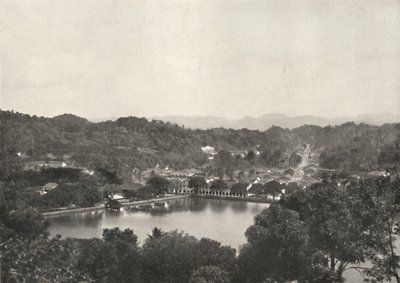 Vista sul lago di Kandy da Greory-Road verso NNW, 1926 da Unbekannt