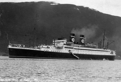 Nave da crociera Blue Star Line SS Arandora Star, Norvegia, c1927-c1939 da Unbekannt