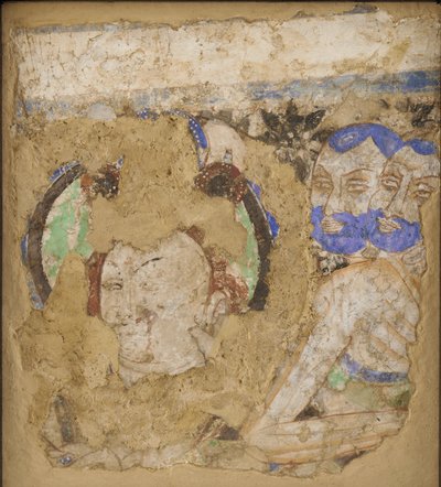 Bodhisattva e monaci, dalla Grotta 224, IV-VI secolo da Unbekannt
