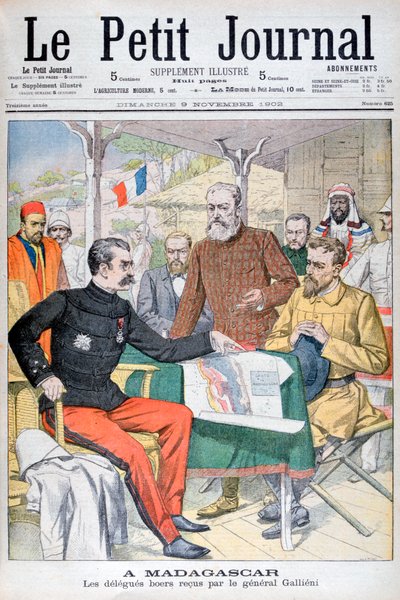 Delegazione boera ricevuta dal generale Gallieni, governatore del Madagascar, 1902 da Unbekannt