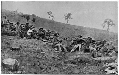Boeri che assediano Ladysmith, 2ª Guerra Boera, 1899-1900 da Unbekannt