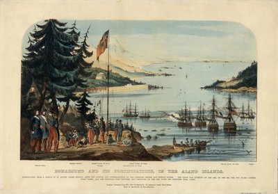 Bomarsund e le sue fortificazioni, nelle Isole Aland da Unbekannt