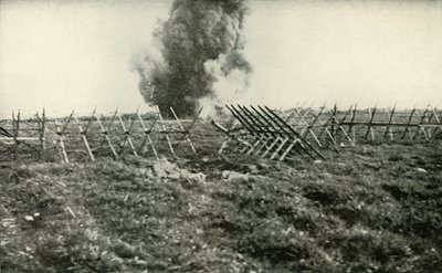 Bombardamento delle trincee tedesche, 1919 da Unbekannt