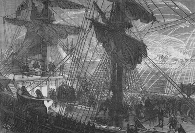 Bombardamento di Flushing, c1880 da Unbekannt