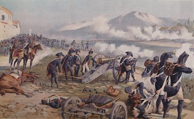 Bonaparte che mira il cannone a Lodi, 1796, 1896 da Unbekannt