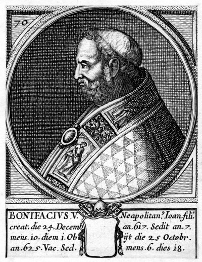 Bonifacio V, Papa della Chiesa Cattolica da Unbekannt