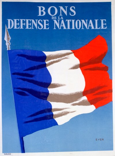 Bons de la Défense Nationale, manifesto francese, c1944 da Unbekannt