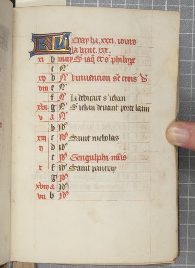 Libro delle Ore, c.1450 da Unbekannt