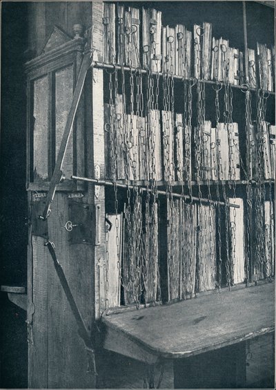 Libreria, XV secolo, con alcune edizioni successive, e cornice del catalogo, XVII secolo, c1931 da Unbekannt