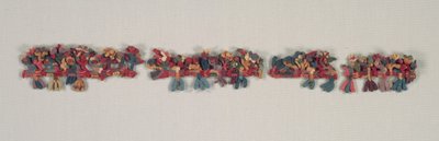 Frammento di bordo con uccelli e fiori, 100 a.C.-700 d.C. da Unbekannt