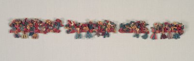 Frammento di bordo con uccelli e fiori, 100 a.C.-700 da Unbekannt