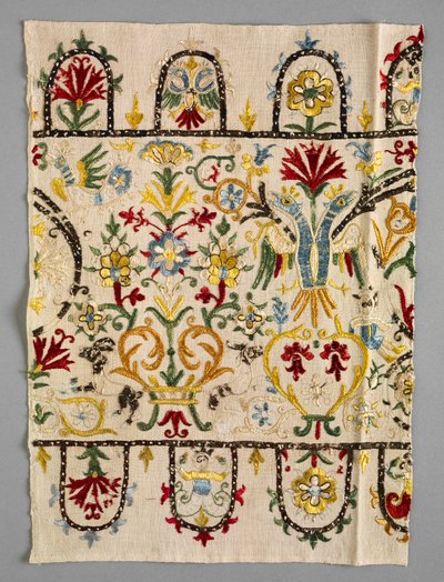 Striscia di bordo di una gonna, 1600s - 1700s da Unbekannt