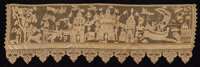 Bordo con scena di battaglia, XVIII secolo da Unbekannt