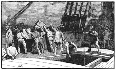 Boston Tea Party, 26 dicembre 1773 da Unbekannt