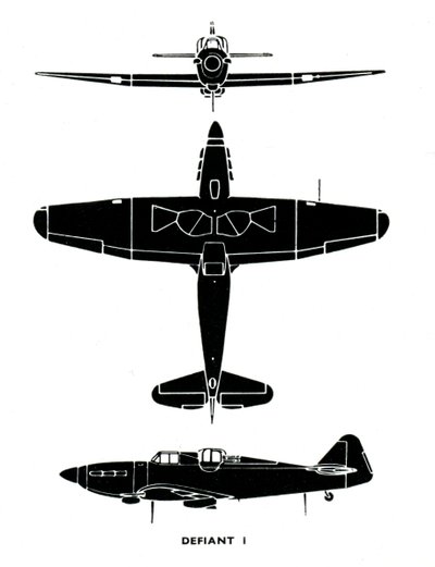 Boulton Paul Defiant I, 1941 da Unbekannt