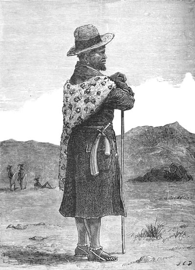 Bovane, il comandante in capo Swazi, c1880 da Unbekannt