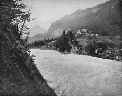 Incursioni sul fiume Bow, Banff, N.W.T., c1897 da Unbekannt