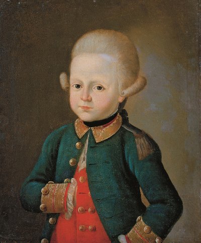 Ragazzo caporale del reggimento Preobrazhensky, fine 1760 da Unbekannt