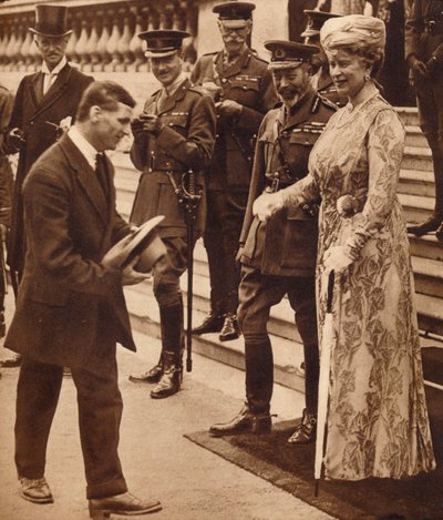 Coraggio in borghese: risate con il re e la regina, 1920 o 1930, 1935 da Unbekannt