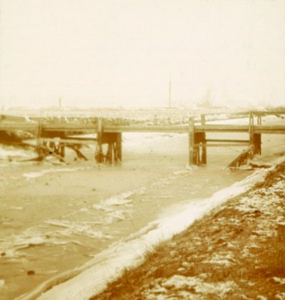 Ponte a Poperinge, Fiandre, Belgio, c1914-c1918 da Unbekannt