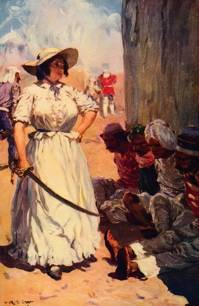 Bridget Widdowson di guardia a Cawnpore da Unbekannt