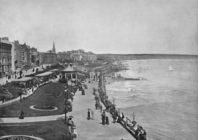Bridlington - Vista del Princes Parade, 1895 da Unbekannt