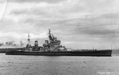 Nave da battaglia britannica HMS King George V, Sydney, Australia, 1945 da Unbekannt