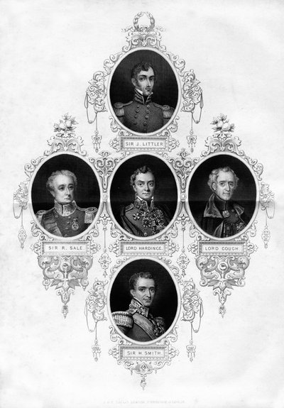 Figure militari britanniche e marescialli di campo, 1837 da Unbekannt
