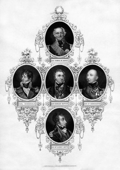 Ufficiali della marina britannica, 1837 da Unbekannt