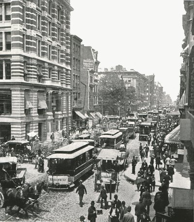 Broadway, New York, USA, 1895 da Unbekannt