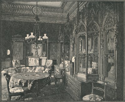 Buckingham Palace: La sala della musica del Principe Consorte, 1886 da Unbekannt