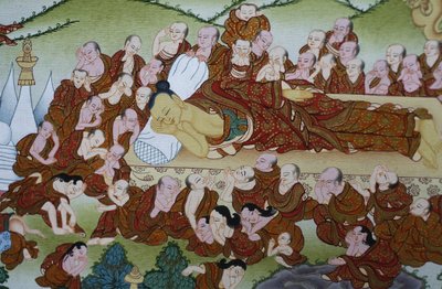 La morte di Buddha o Parinirvana da Unbekannt