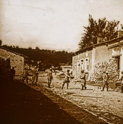 Costruzione di difese, c1914-c1918 da Unbekannt
