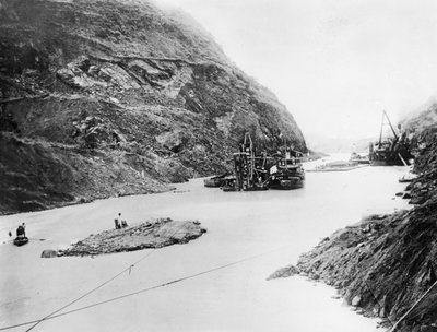 Costruzione del Canale di Panama, Panama, fine XIX-inizio XX secolo da Unbekannt
