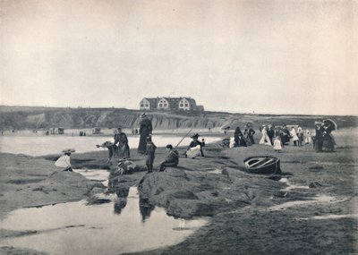Bundoran - La spiaggia orientale, con il Great Northern Hotel, 1895 da Unbekannt