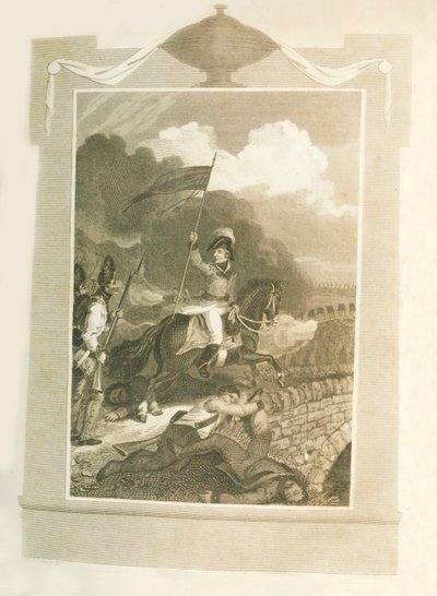 Buonaparte che tenta di forzare il ponte di Arcola, 1796, 1816 da Unbekannt