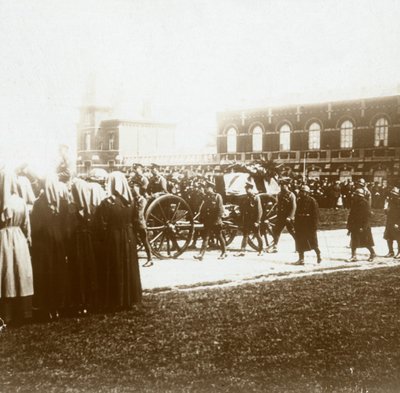 Funerale di Edith Cavell, Bruxelles, Belgio, 1915 da Unbekannt
