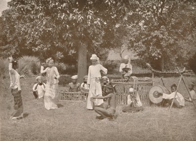 Musicisti birmani e ballerini Pwe, 1900 da Unbekannt