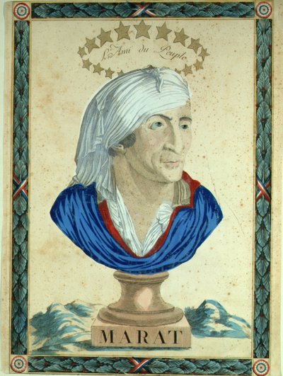 Busto di Marat da Unbekannt