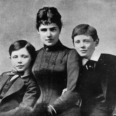 Ma almeno la felicità poteva essere trovata a casa con madre e fratello John, 1889, 1945 da Unbekannt