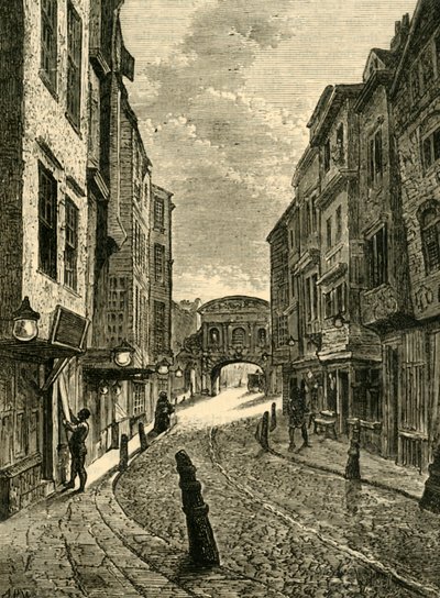 Butchers Row nel 1800, 1881 da Unbekannt