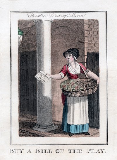 Compra un biglietto dello spettacolo, Drury Lane Theatre, Londra, 1805 da Unbekannt
