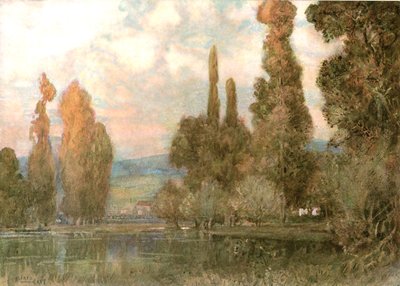 Al bordo del lago, 1902 da Unbekannt